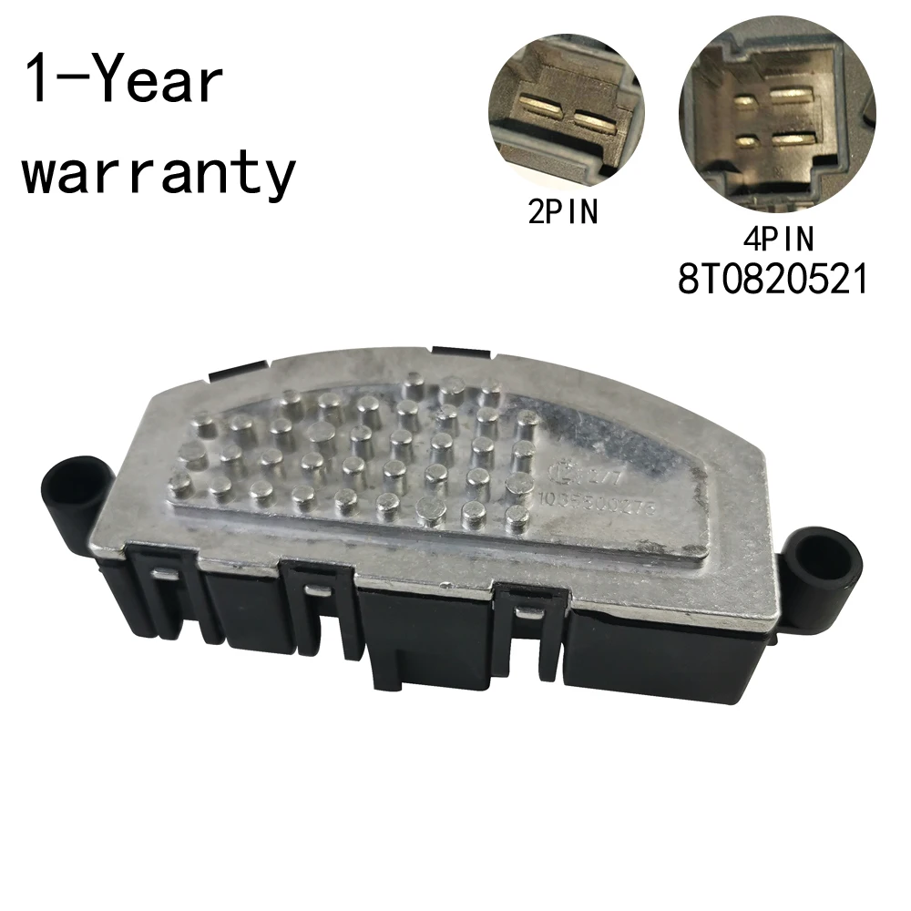 

Blower resistance 8T0820521 8T0820521A 8T0820521G 8T0820521E For Audi A4L Q5 A4 S4 RS5 A5 S5 RS4