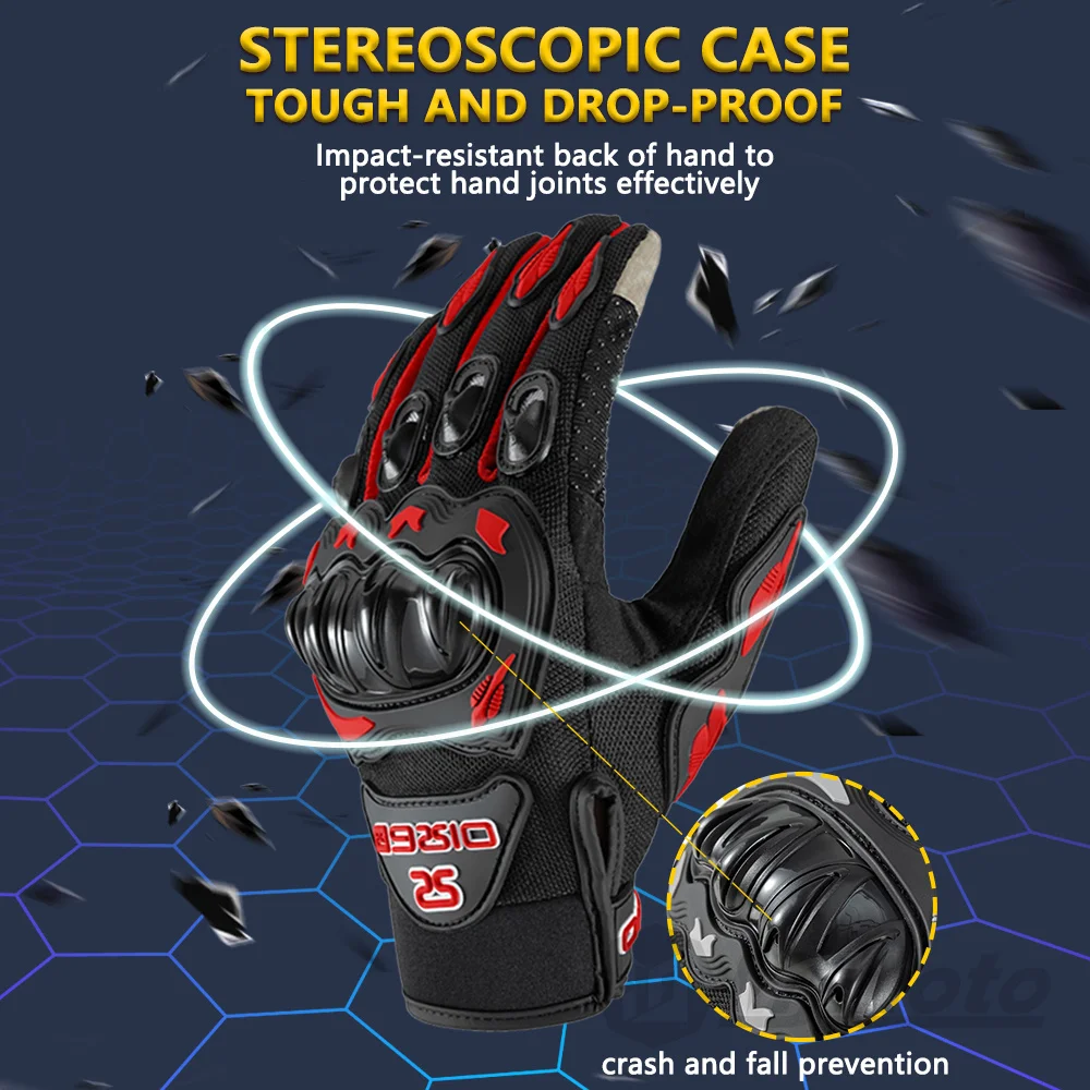 Motorcycle Cycling Glove Touchscreen Motocross Glove ATV MTB Mesh Breathable Wear-resistant Non-slip motorcycle gloves sports gloves cycling gloves