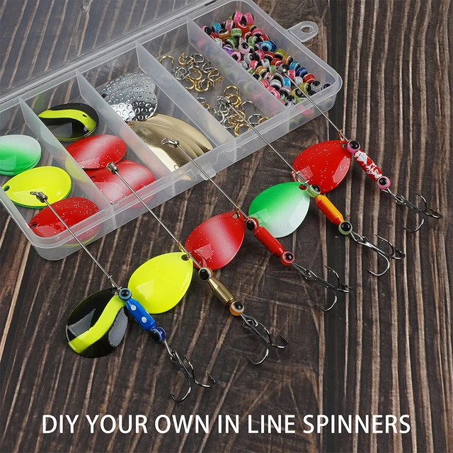 Rotativo Spinner Fishing Lure Making Kit, Spinners Walleye Rigs