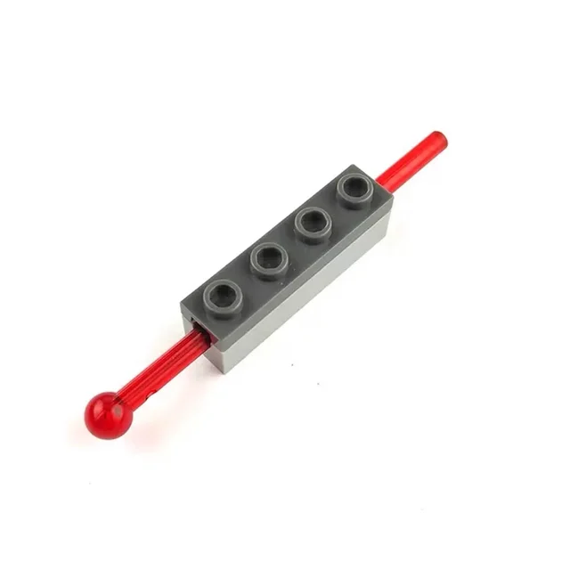 1x4 Launcher+8L Bullet Spring Shooting Mechanism Toy MOC Building Blocks Technical Parts Shooter Dart Weapon 15301 15303 15400 5