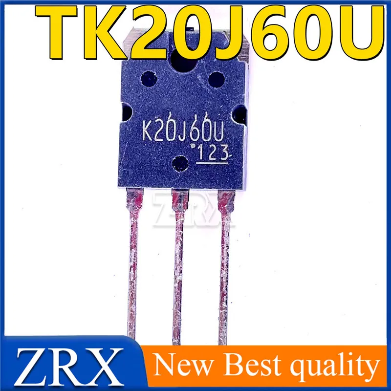 

5Pcs/Lot K20J60U TK20J60U Brand New High Quality Imported Spot TO-3P MOS FET 600V 20A