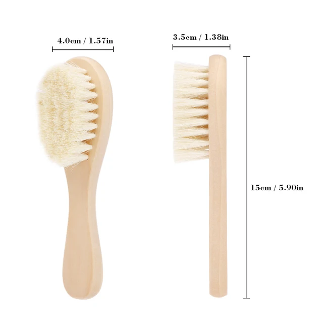 peigne et brosse en bois pour bébé - HEMA