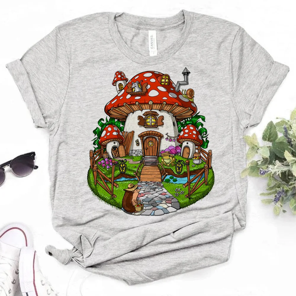 

Goblincore top women anime comic harajuku Tee female comic clothing
