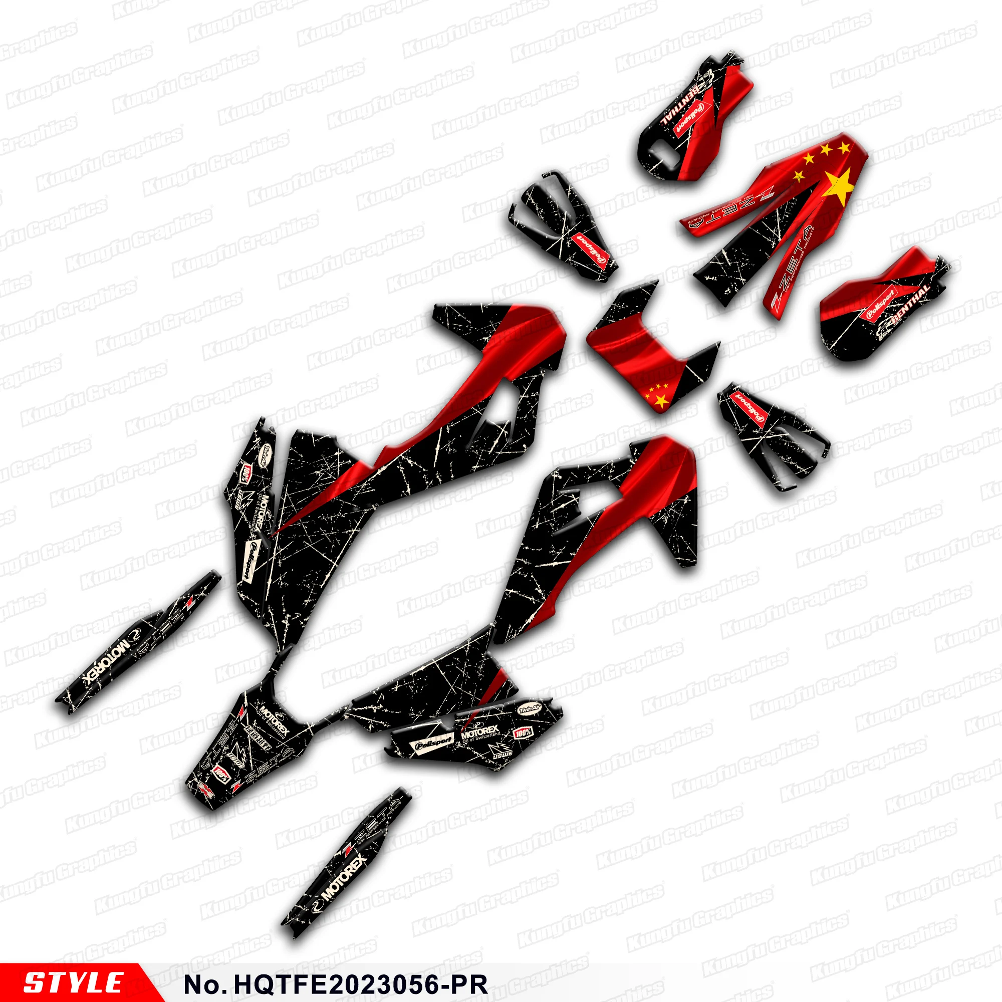 

Наклейки на мотоцикл, наклейка для Husqvarna TE FE 250 350 450 501-2019, HQTFE2023056-PR