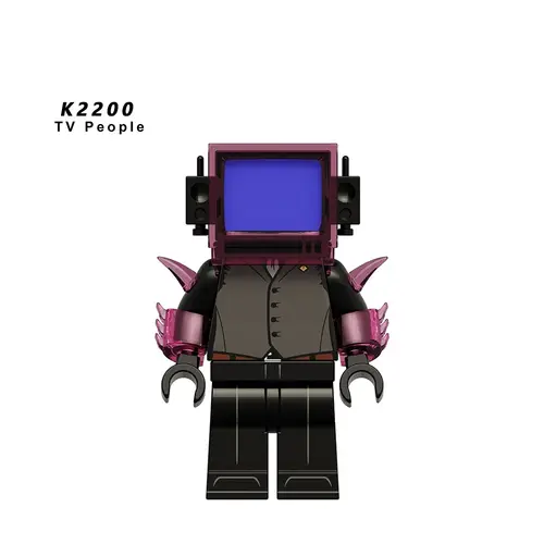 New KDL SWAT Skibidi Toilet Man Figures Anime Block Toys TvMan Titan Cameraman Speakerman Bricks Model Toy Birthday Gift - Image 70