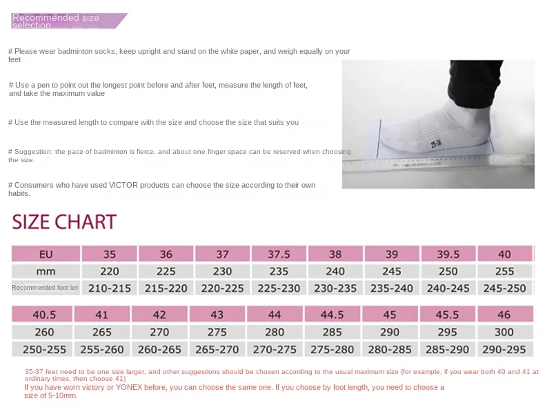 Description Picture 2 of itemVictor Badminton Shoes men women cushion Non-slip Sport Sneakers boots tennis tenis para hombre A362