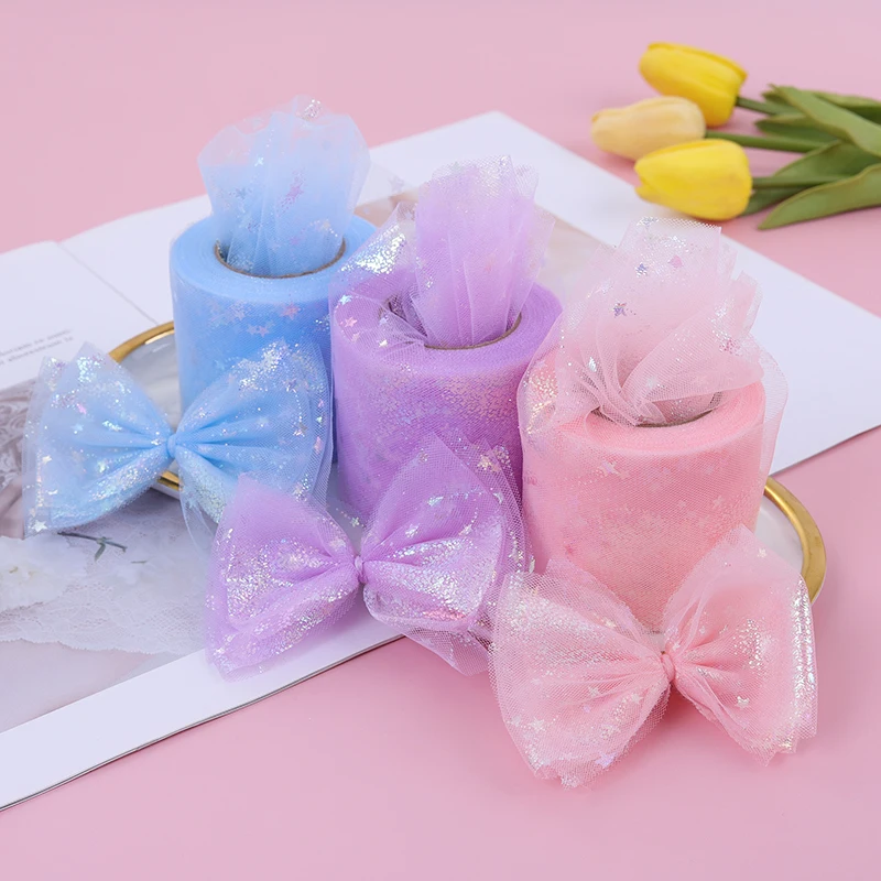 5yard 6cm Organza Tulle Roll DIY Craft Decoration