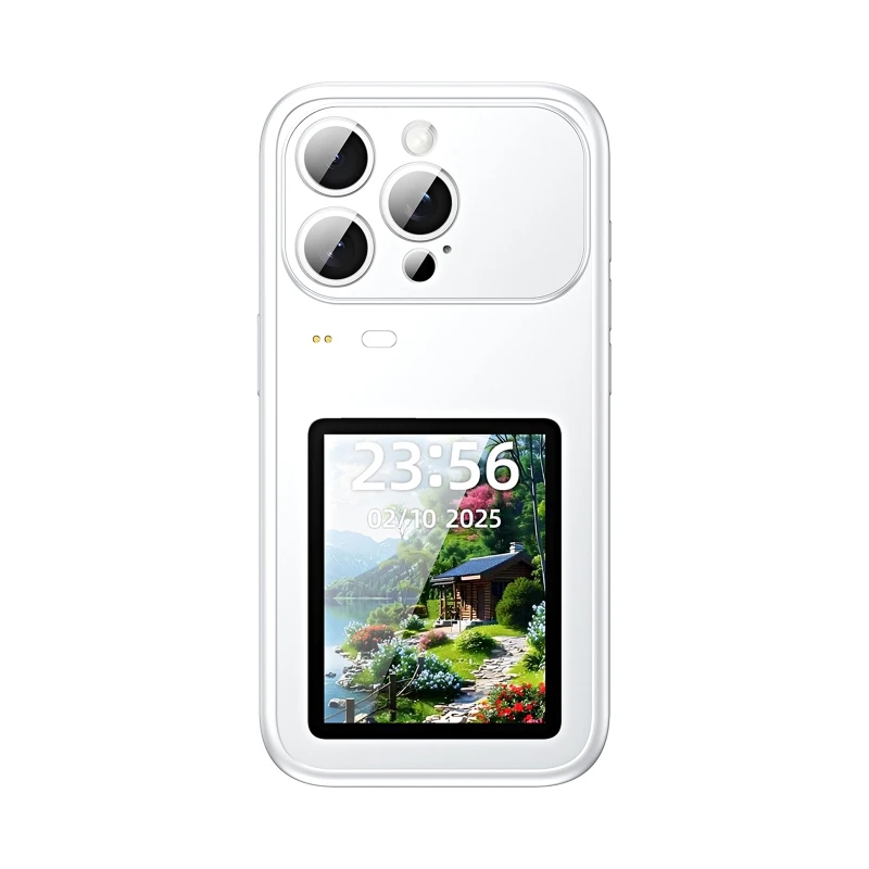 Smart Dynamic Phone Case with 3-Inch Touchscreen and Multimedia Features