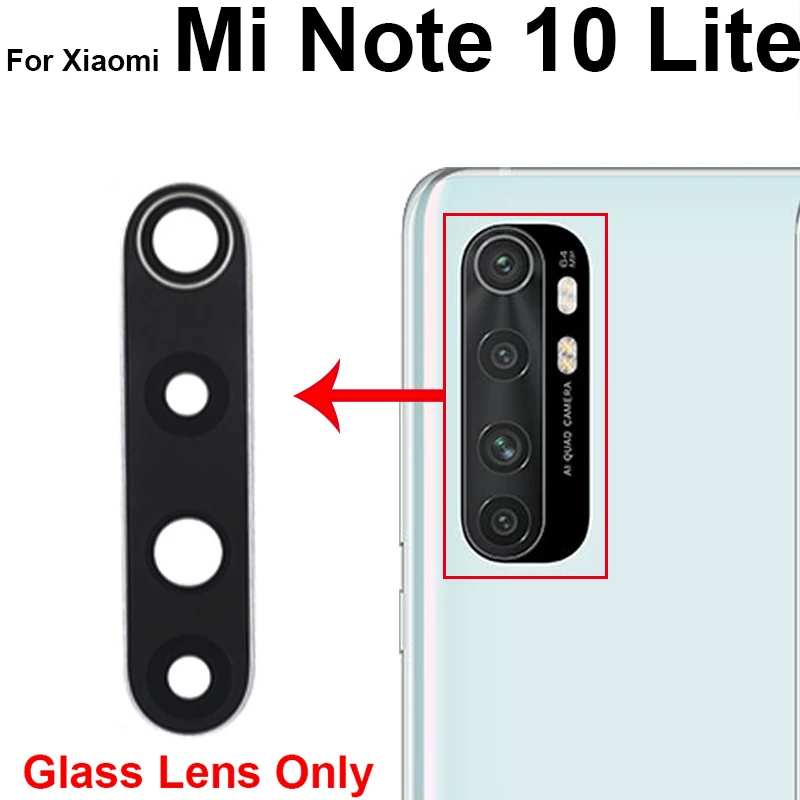 Rear Camera Glass Lens Cover For Xiaomi Mi Note 10 Lite Back Main