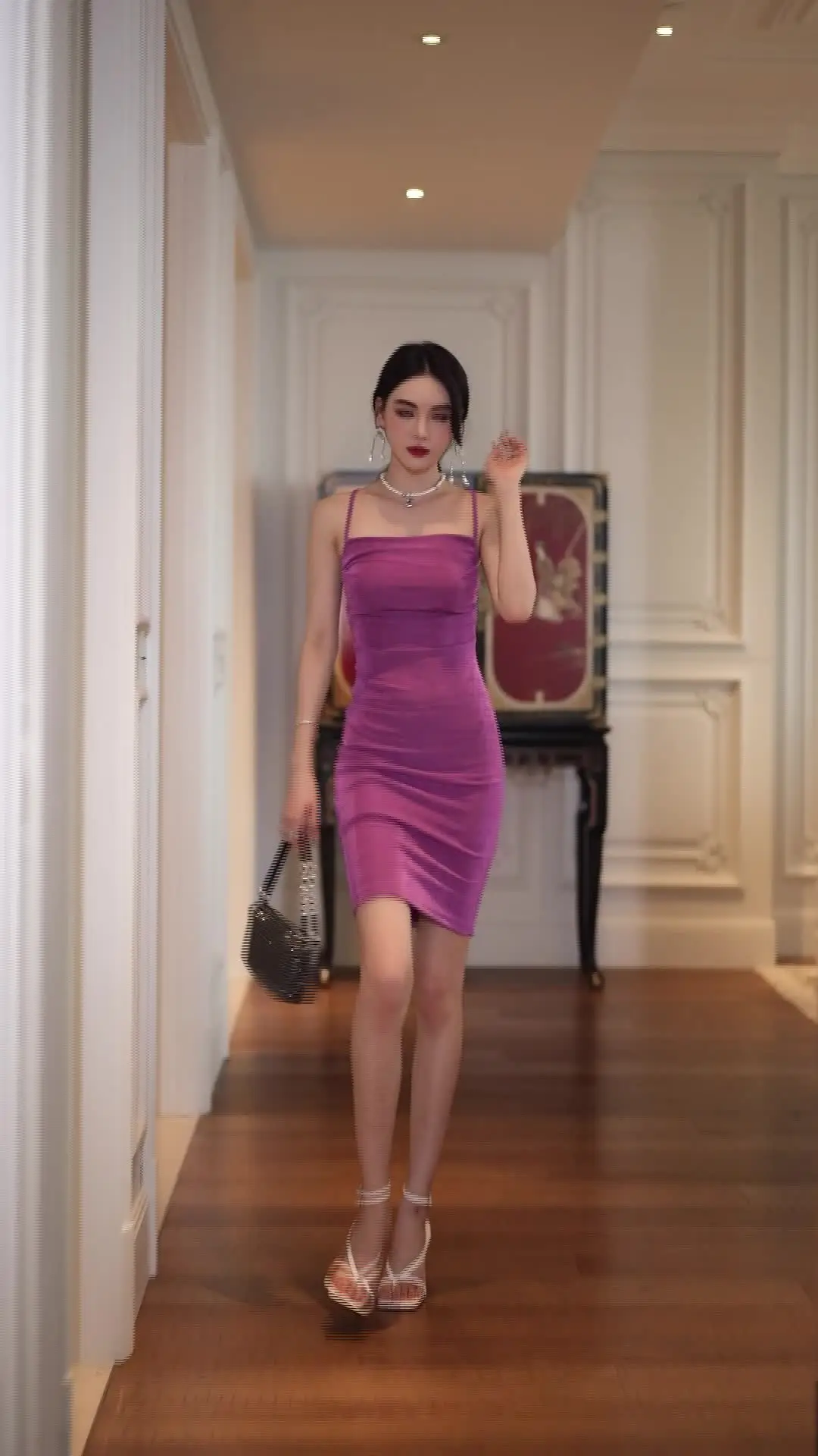 Летняя новая женская одежда дизайн горячей девушки французское платье нежный