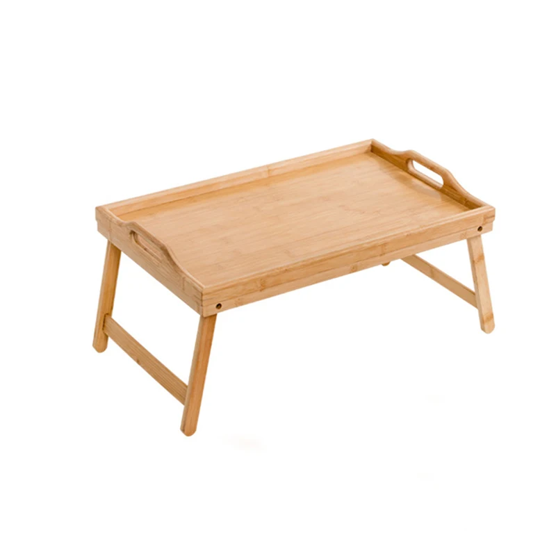 Description Picture 6 of itemPortable Laptop Desk Coffee Tables Bed Tray Breakfast Tea Food Table Basse Folding Leg Laptop Desk Coffee Table Bamboo Wood