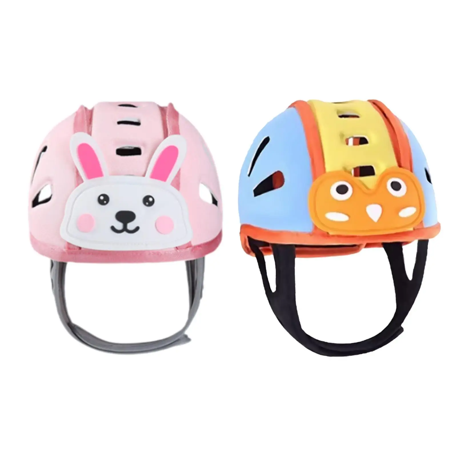 Baby Helmet Hat Comfortable Anti Fall Anti Collision Soft Lightweight Infant Helmet for Crawling Walking for Infant Boys Girls 2