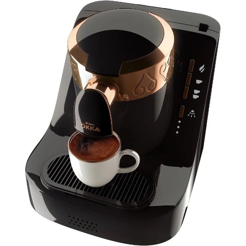 Arzum Okka Automatic Turkish/Greek Coffee Machine, USA 120V UL, Black/Copper (Gold) 2