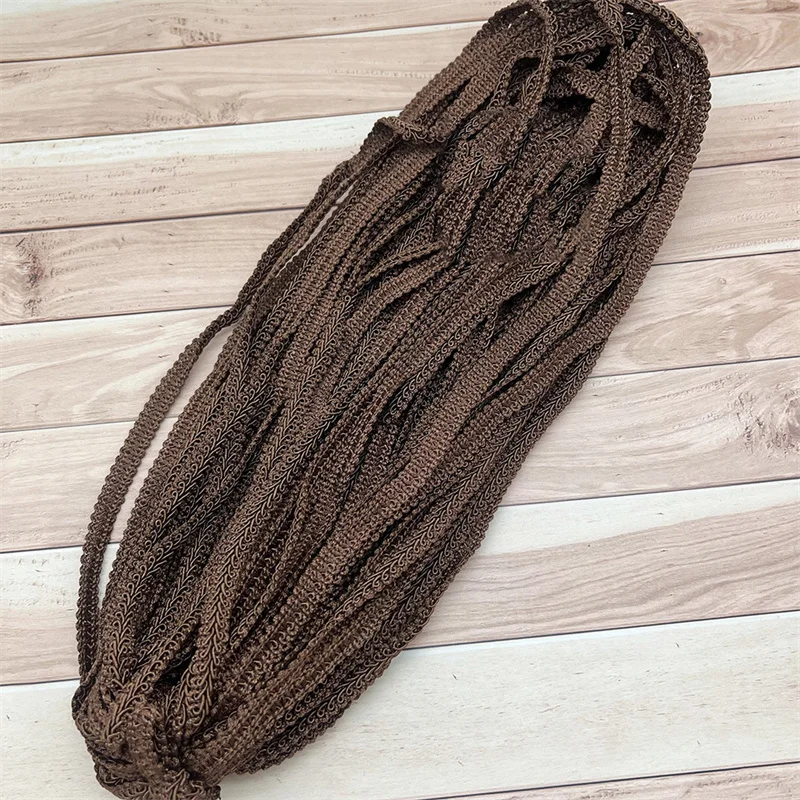 2/4yards 12mm Polyester Lace Trimming Ribbon Centipede Braided Curve Lace Sewing Clothes DIY Craft Wedding Accessories