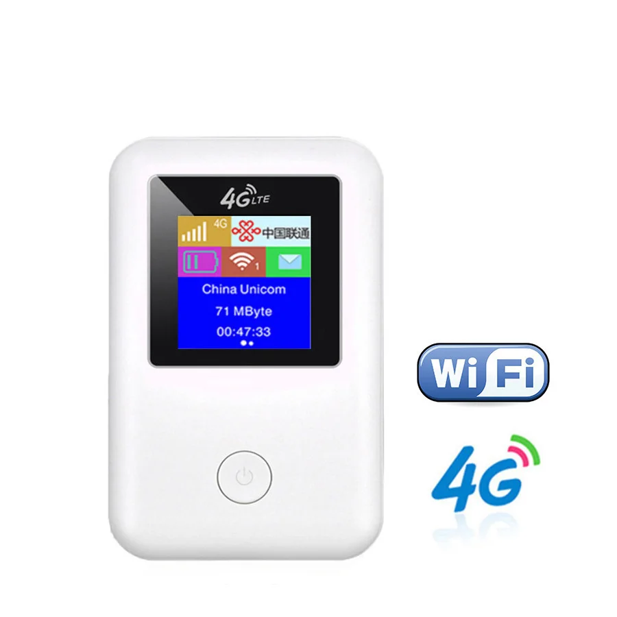 

2100mah 4G Lte Router Wireless Router Wifi Portable Modem Mini Outdoor Hotspot Pocket Mifi 150mbps Sim Card Slot Repeater