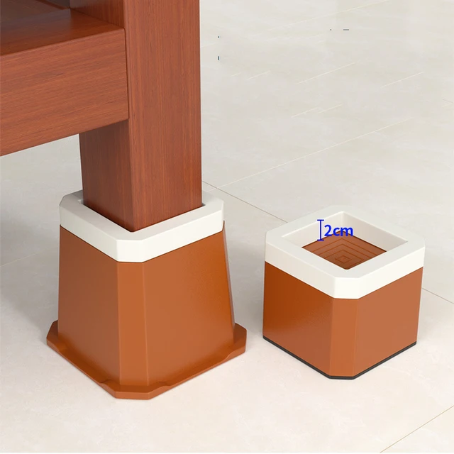 Coffee Table Heightening Pad Non-slip Table Bed Legs Foot Pad Rectangular Trapezoidal Combination Home Appliances Booster Pad 4