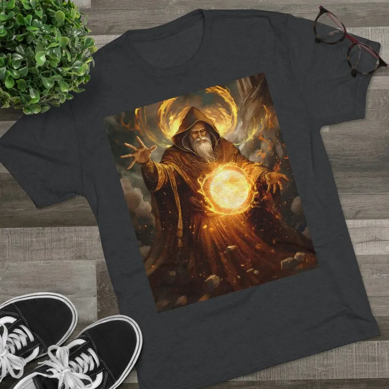 

The Wizard Unisex Tri-Blend Crew Tee