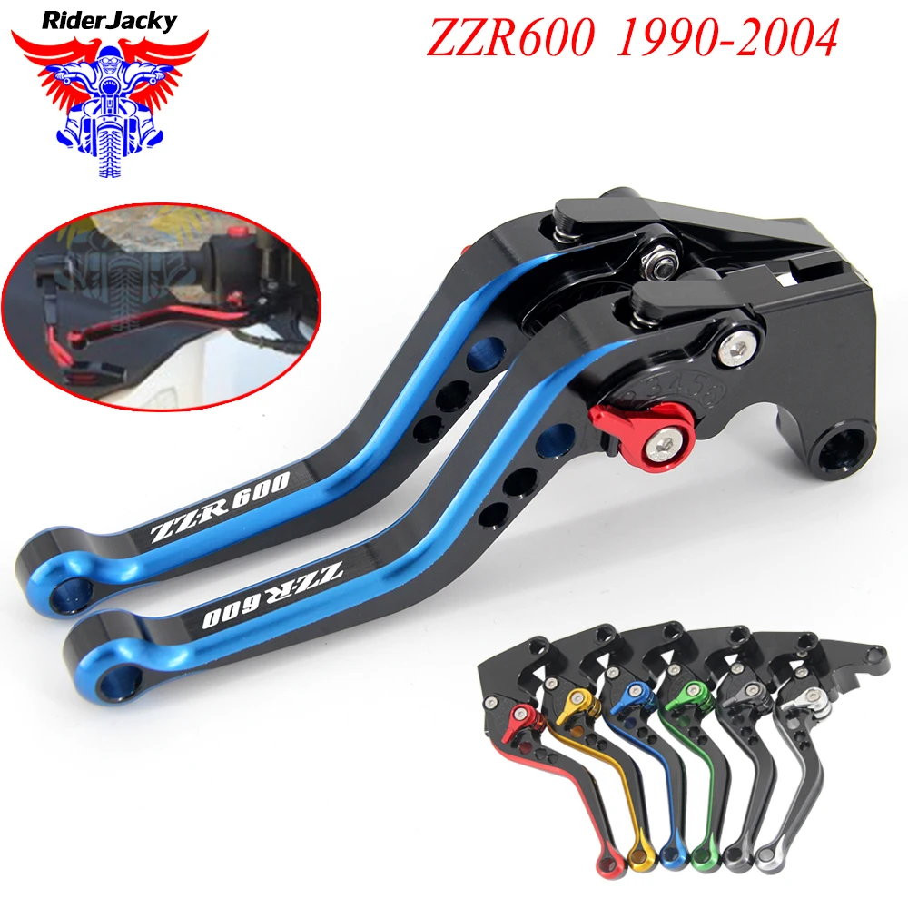 

MIX Color 147MM Adjustable Short Motorcycle Brake Clutch Lever For Kawasaki ZZR 600 ZZR600 1990-2004 2000 2001 2002 2003