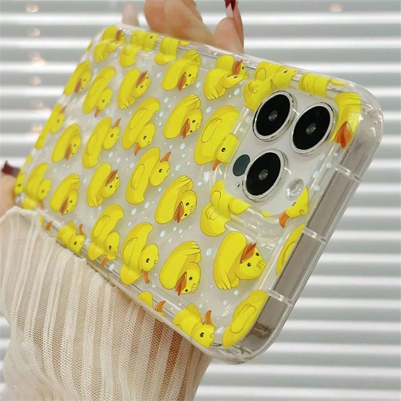 Yellow Duck Painted TPU Phone Case Cover
