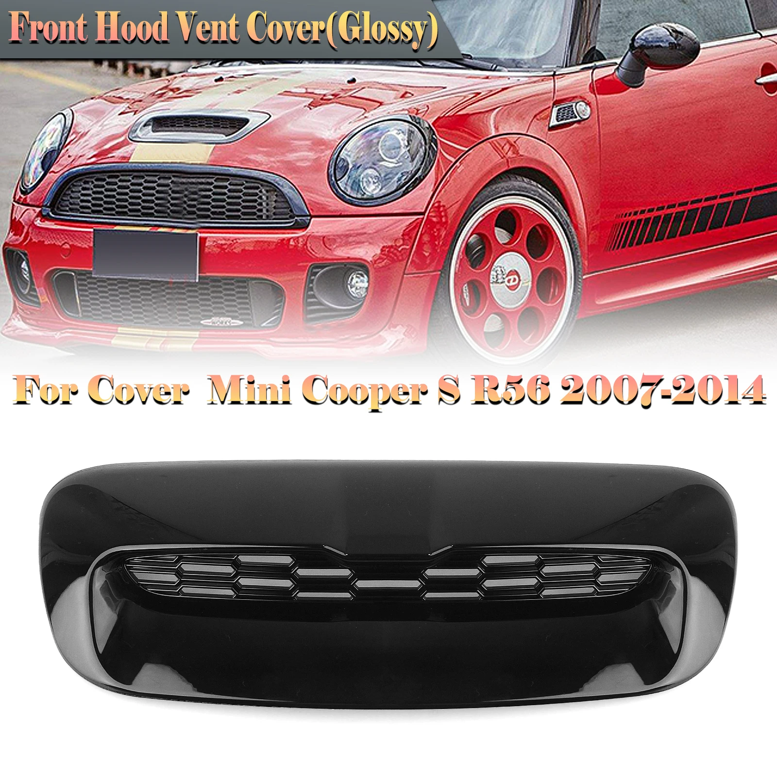 GRILLE DE PRISE D'AIR DE CAPOT MOTEUR COOPER S POUR MINI COOPER R55 R56 R57  (