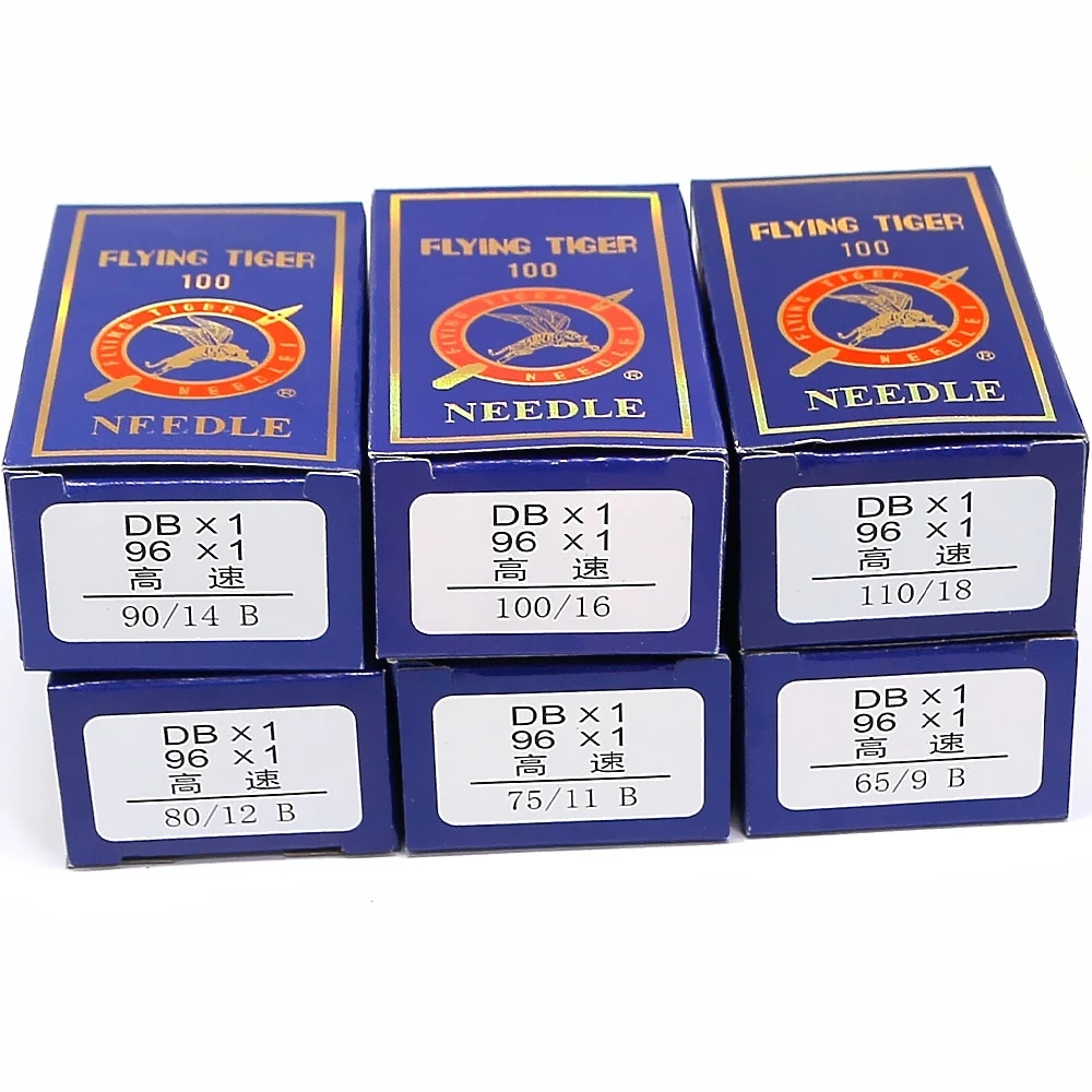 100PCS/BoxFlyingTigerIndustrialSewingNeedlesDBX19#11#12#14#16#18#ForIndustrialLockstitchSewingMachineAccessories-AliExpress