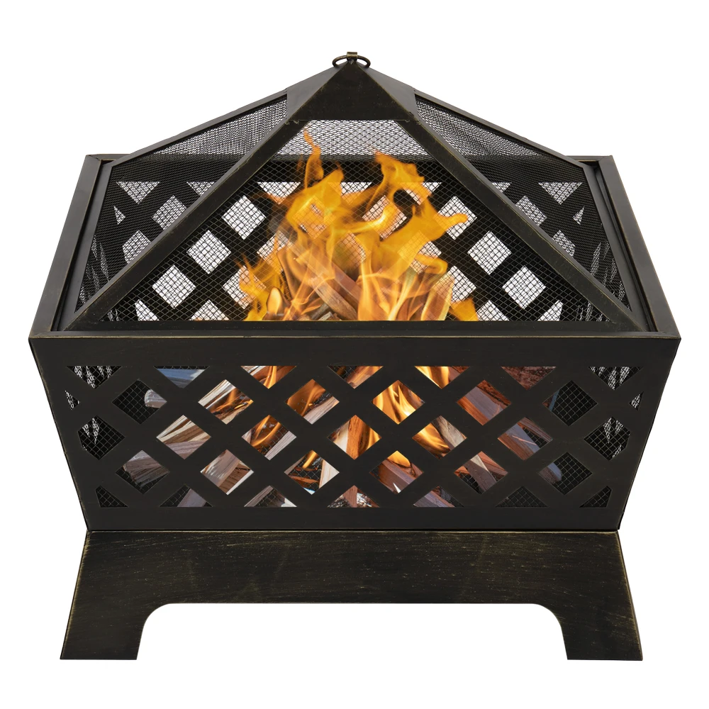 Popular shop is the lowest price challenge BBQ Grill Outdoor Fireplace Fire Pit Wood Garden Stove Patio Popular brand in the world Log