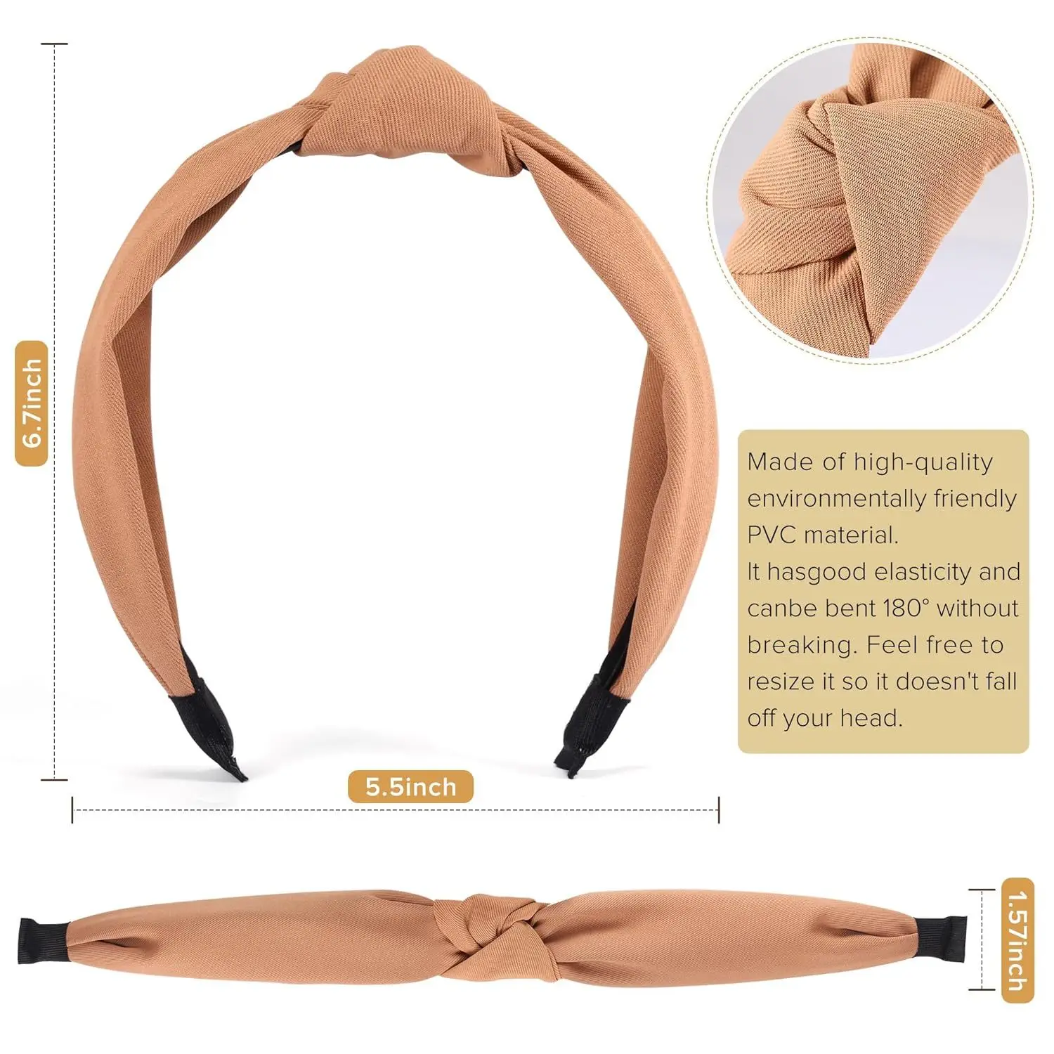 Rotes Damen-Stirnband Mit Schleifenknoten – Stylisches Haarpflege-Accessoire Für Frauen & Mädchen