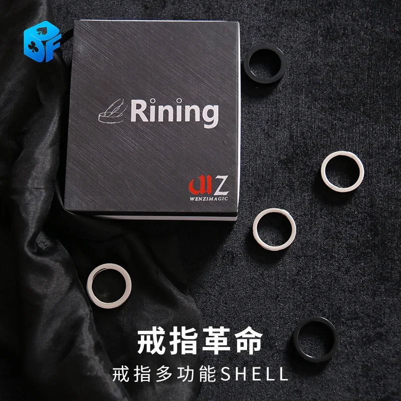 Rining Revolutionary Ring System Magie Ring Shell Appearing Disapper Close Up Illusion Magic Tricks Gimmick Props Comedy