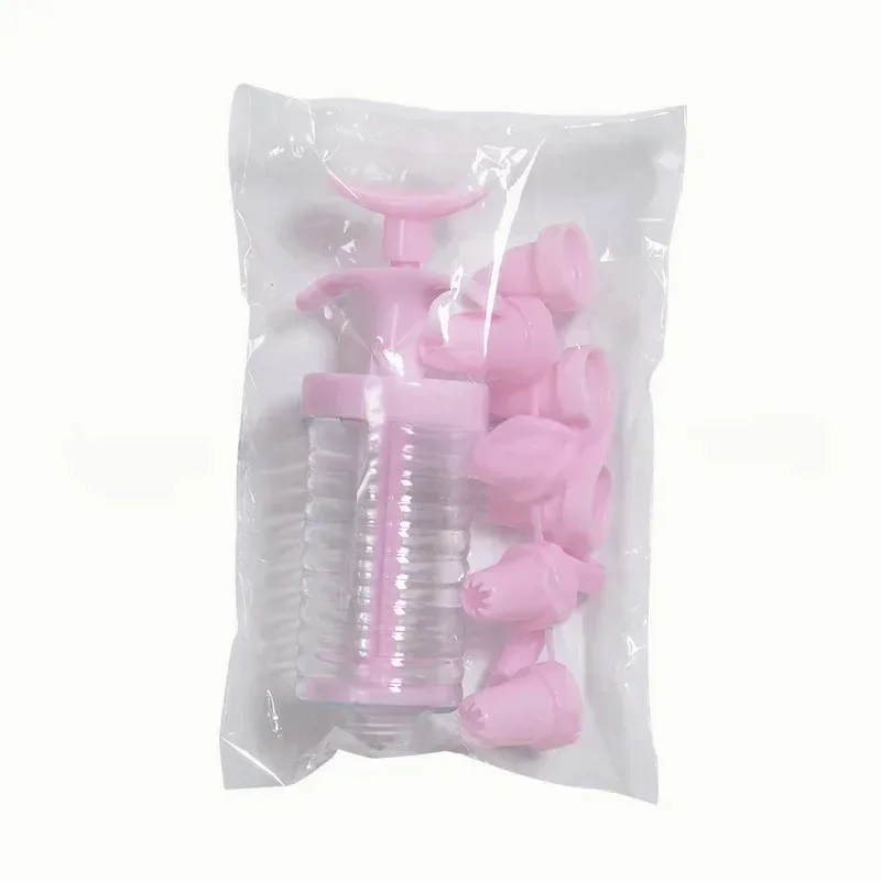 8 pipe nozzles Plastic cream baking nozzle dispenser Icing pastry cream tips