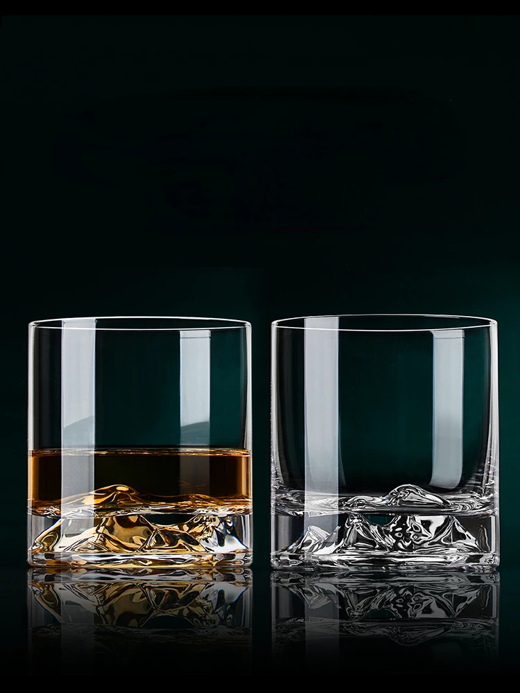 250ml Clear Carved Whiskey Crystal Cup Old-Fashioned Wine Drinking Glasses  Japanese EDO Whisky Tumbler XO Cognac Brandy Beer Mug