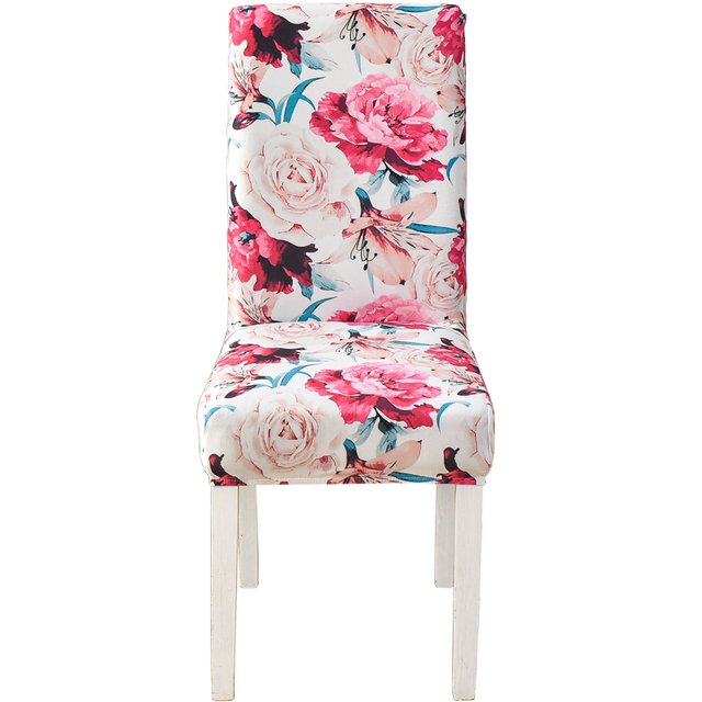 Chair Covers for Dining Room Printed Stretchable Dining Chair Slipcover Washable Removable for Kitchen Hotel,Restaurant