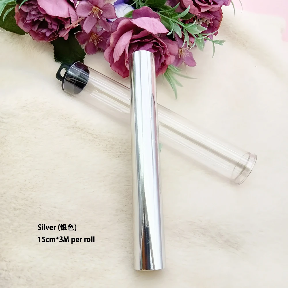 Alinacutle 3M Per Roll Hot Foil Transfer Film Hot Stamping Foil Roll Holographic Stamping Foil For Paper Leather  Handmade Craft