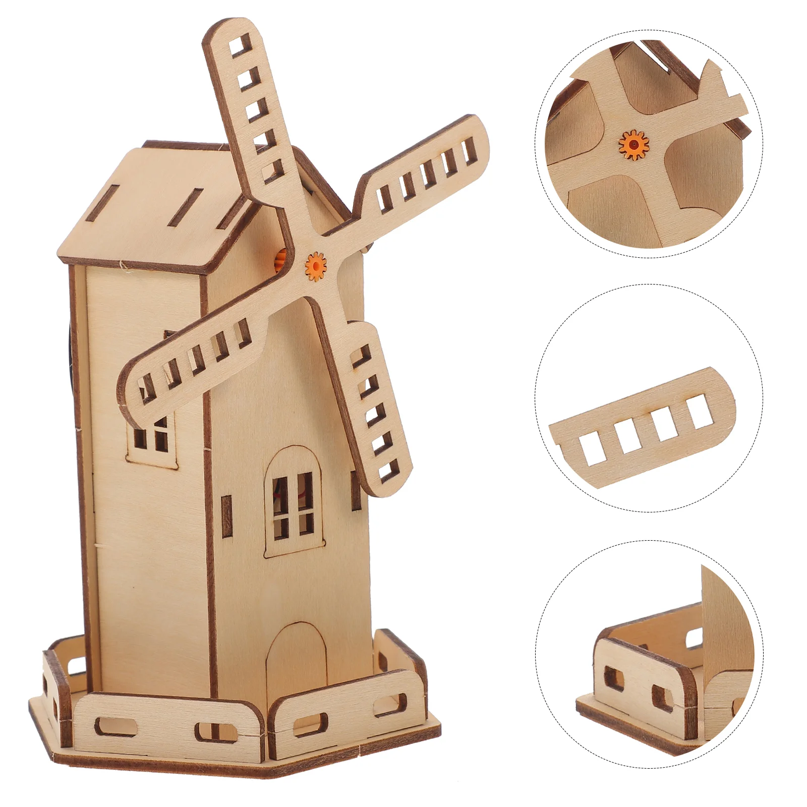 

Ветряная мельница на солнечной батарее, научный набор, детские игрушки, детские игрушки, игрушки «сделай сам» с питанием от энергии, маленький дом