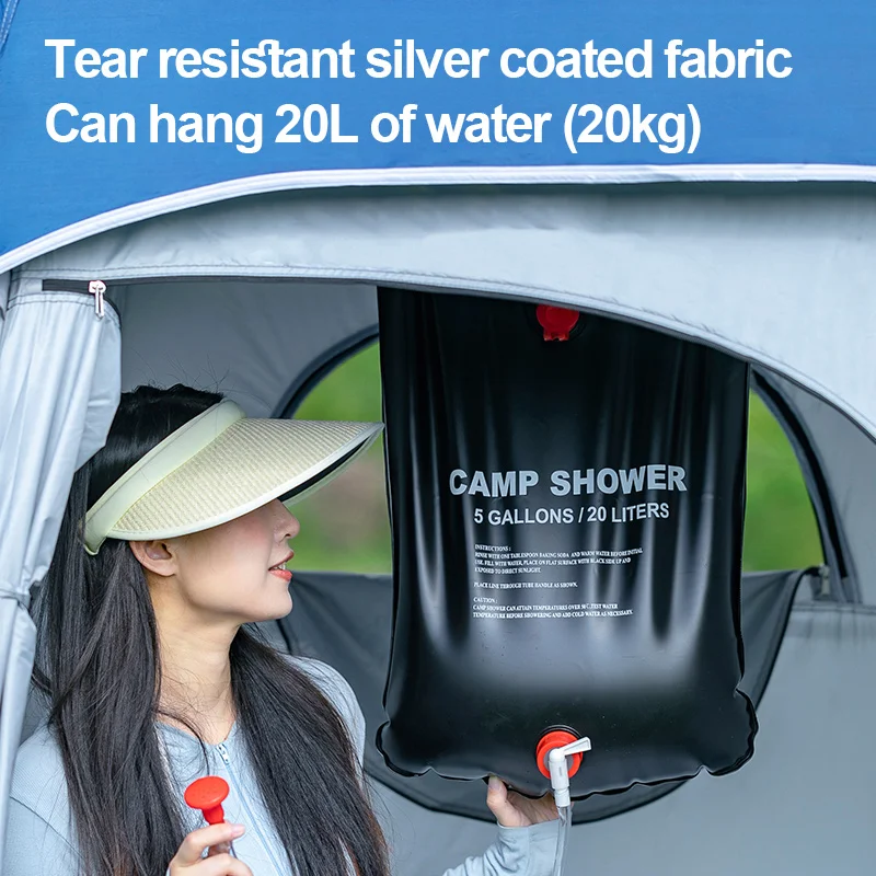Shower tent two person outdoor quick opening toilet changing tent privacy waterproof Pop up Instant fishing camping