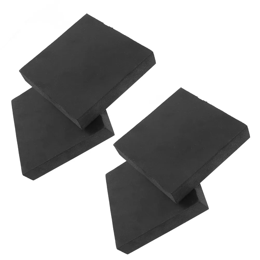 4Pcs 헤비 듀티 고무 절연 패드 100x100x15mm 홈 체육관 피아노 드럼 키트 데스크탑 스피커 용 진동 방지 미끄럼 방지