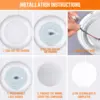 100W 36W 24W 18W 12W LED Ring PANEL Circle Light SMD LED Round Ceiling board circular lamp board AC 220V 230V 240V LED light 4