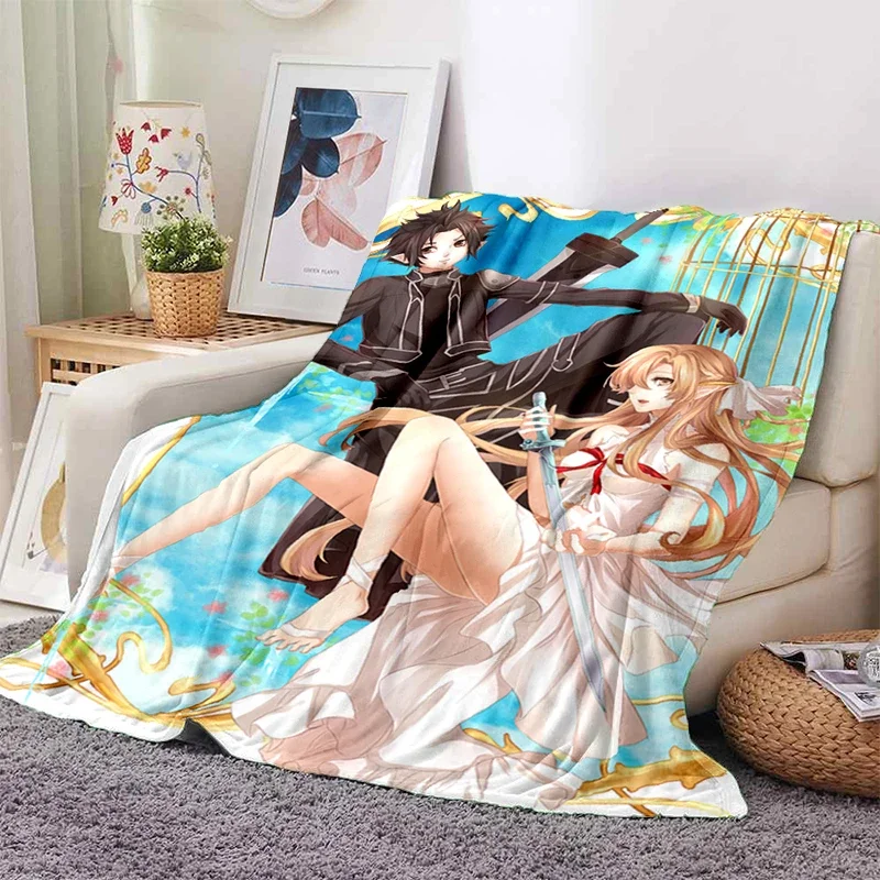 �α� �ִϸ��̼� SAO �ҵ� ��Ʈ �¶��� �ִϸ��̼� ��� ���, �ö��� �ε巯�� ���� ���� ħ�� ������ ���, Gedruckt Bettdeck Geschenk