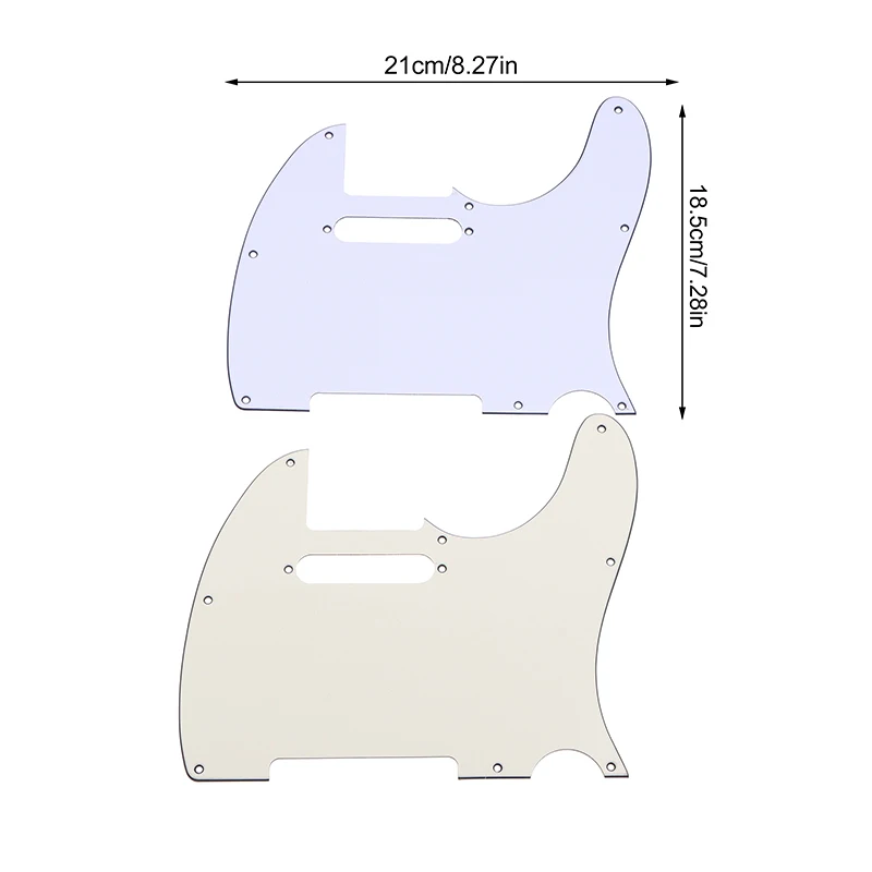 1pcs Electric Guitar Pickguard Scratch Plate With Pickguard Screws For Telecaster Standard Modern Style Electric Guitar