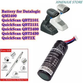 Batteria Scanner di codici a barre 1600mAh 128003203,BT-32,RBP-2X00 per Datalogic QuickScan QBT2X,QBT2101,QBT2131,QBT2400,QM240,QBT2430