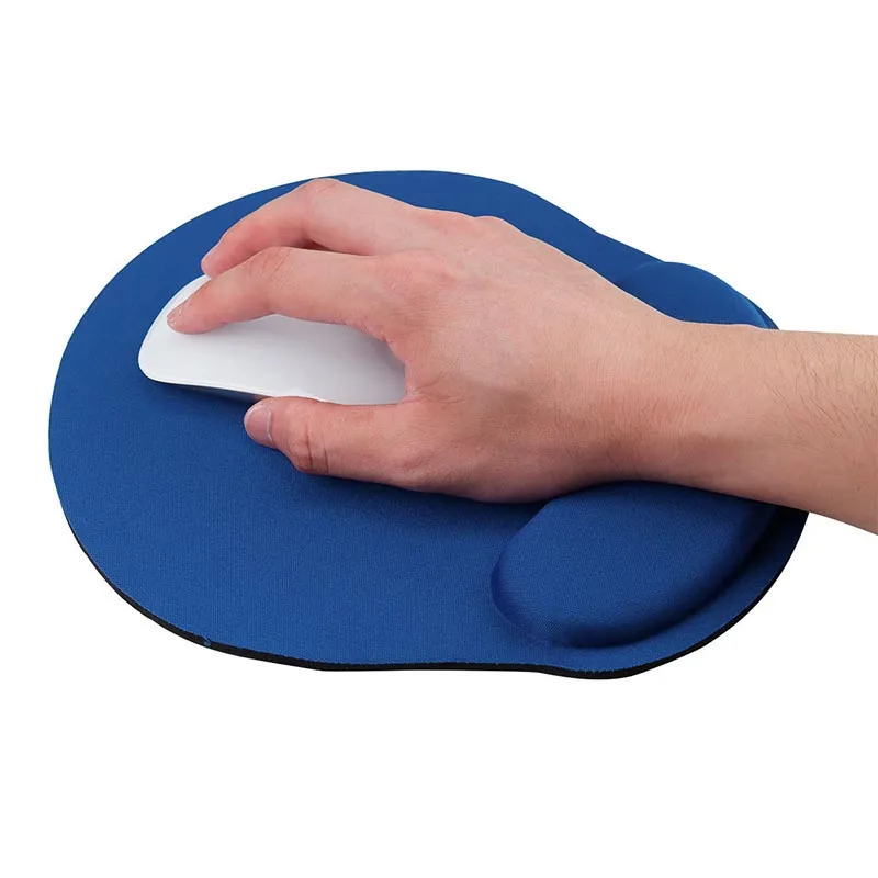 EVA Gaming Mouse Pad With Wrist Rest Soft Mouse Pad Desk Pc Accessories Solid Color Mouse Hand Rest Anti-slip Pads Deskmat