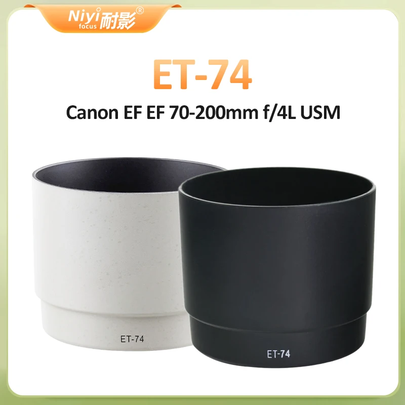 Description Picture 6 of itemEW-73B EW-73C EW-73D EW-78D ES-62II ET-60 ET-64II ET-73B ET-74 ET-83II EW-60CII EW-83F EW-88C ET-60II for Iconic Brand Camera Lens Hood