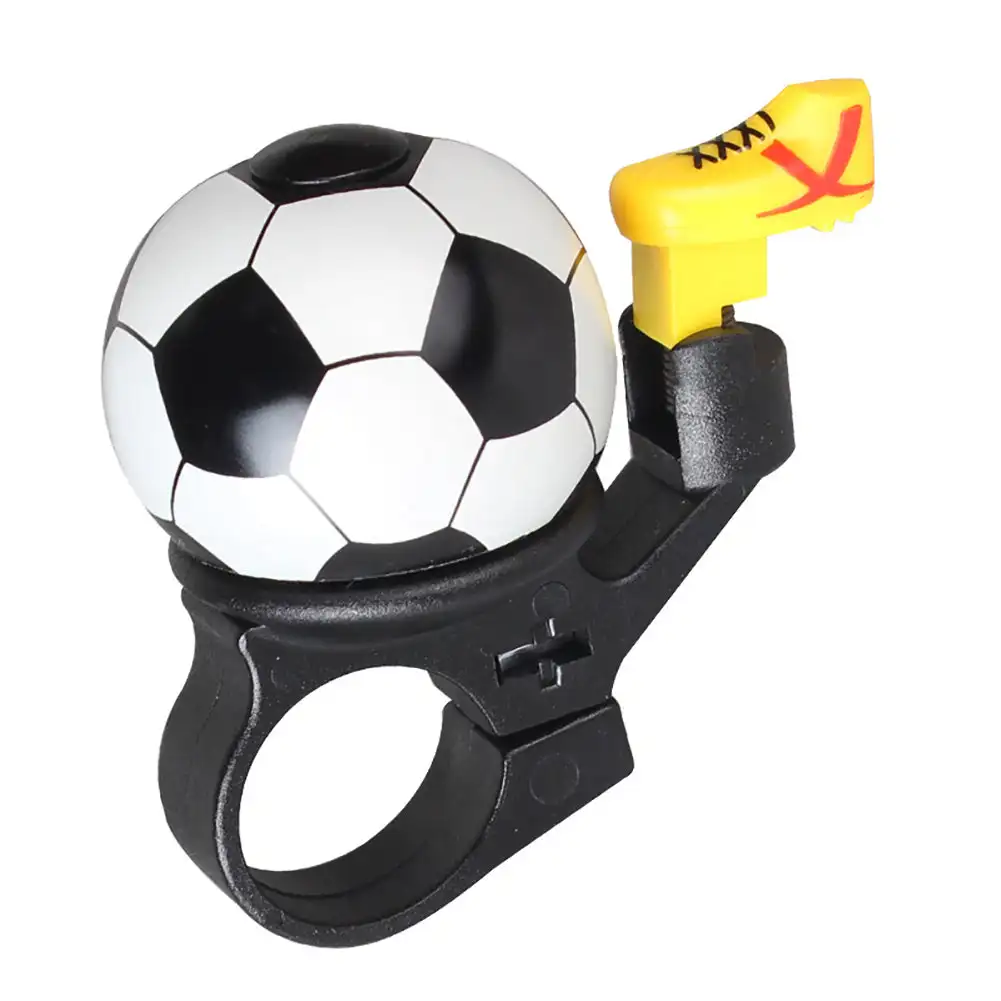 Kids' Cartoon Football Bicycle Bell - Cute Handlebar Accessory
