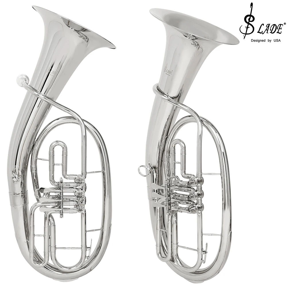 SLADE Triple Key Flat Tenor Number Brass Material Brass Instrument Number for Beginner Level Exam Band Performance