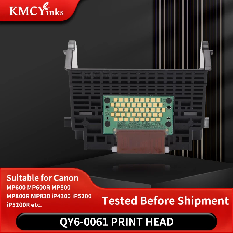 

KMCYinks QY6-0061 QY6-0061-000 Printhead Print Head Printer For Canon iP4300 iP5200 iP5200R MP600 MP600R MP800 MP800R MP830