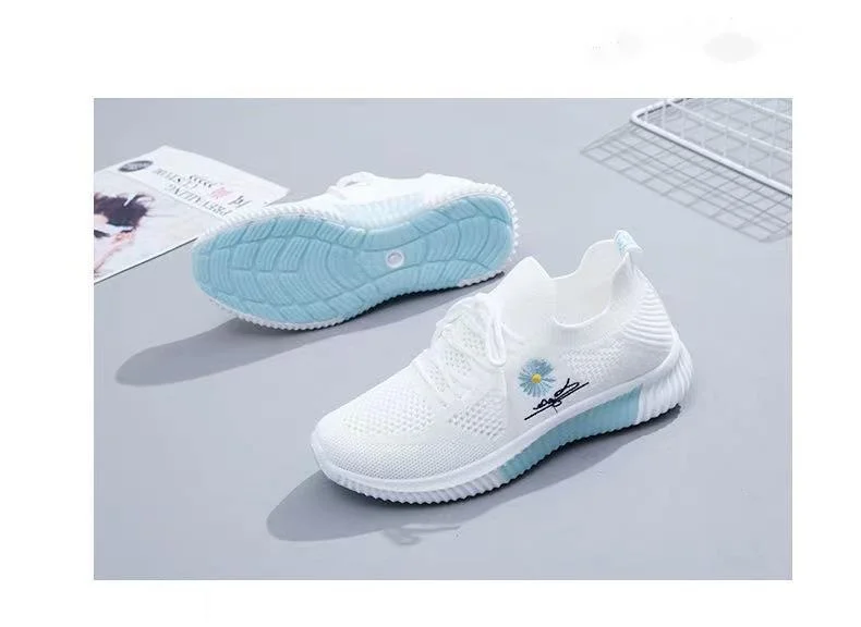Woman Basketball Shoes Casual Shoes Sneakers Fabric Mesh Shock Absorption Lightweight Sneakers Footgear_voghion.com