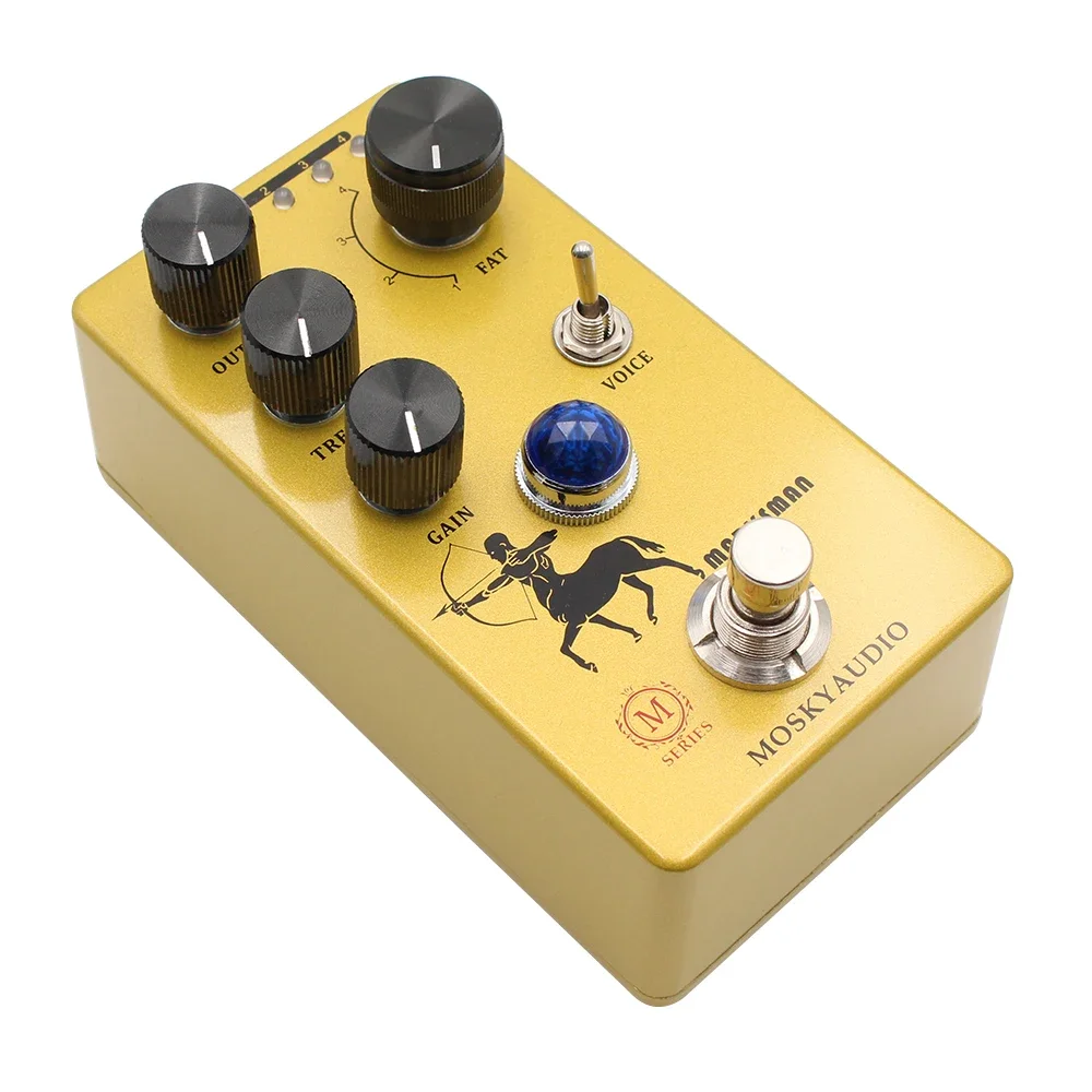 MOSKY Marksman Guitar Pedal High Gain Distortion Overdrive Electric Guitar Effects 4 Modes for Bass Accessories
