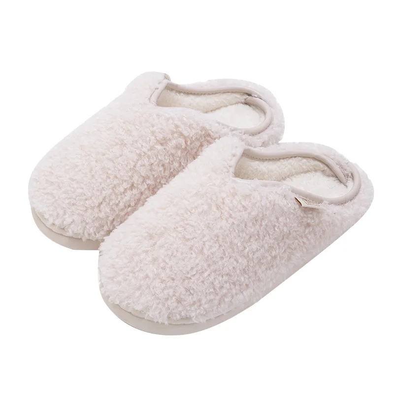 

Winter Simple Plush Women's Cotton Slippers Plush Soft and Comfortable Sole Design Non Slip High Quality Gift