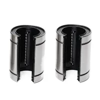 4/10Pcs เปิด Linear Sliding Motion แบริ่ง LM10UUOP LM12UUOP LM13UUOP LM16UUOP LM20UUOP สําหรับ CNC Rods Rail Linear SHAFT อะไหล่ 5