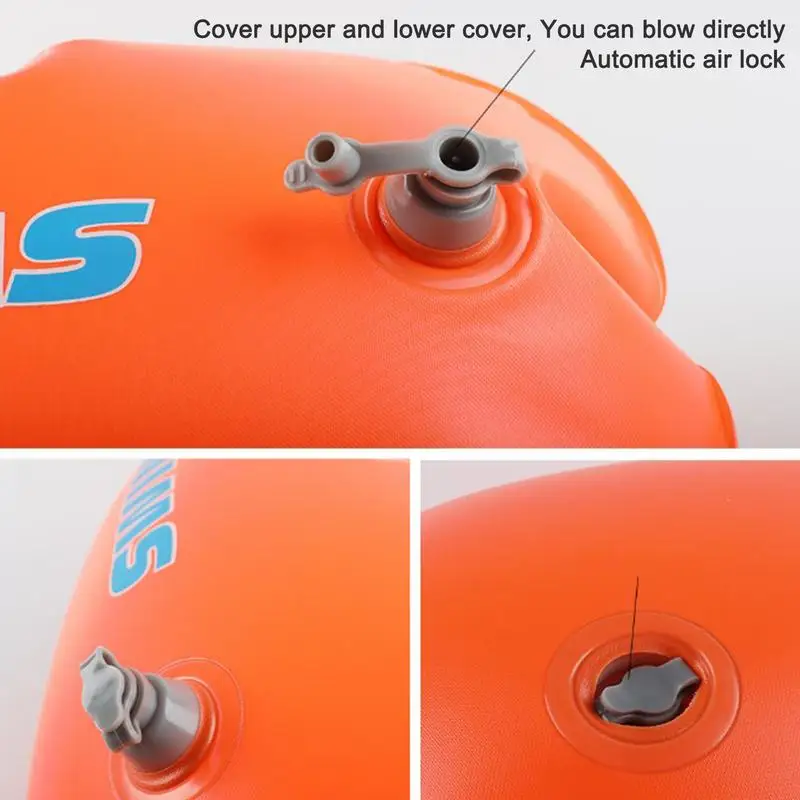 Multifunction Swim Float Bag Outdoor Safety Swimming Buoy With Waist Belt Waterproof PVC Lifebelt Water Sports Accessories