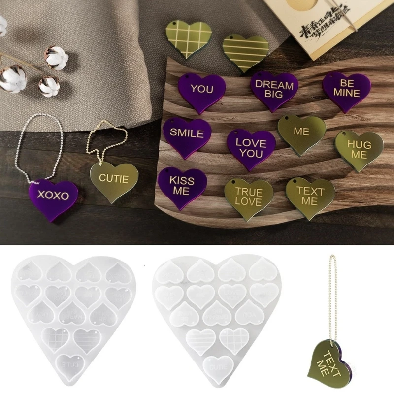 

Безопасная и прочная силиконовая форма для изготовления брелоков и подвесок с кристаллами-капельками, гибкие полимерные формы